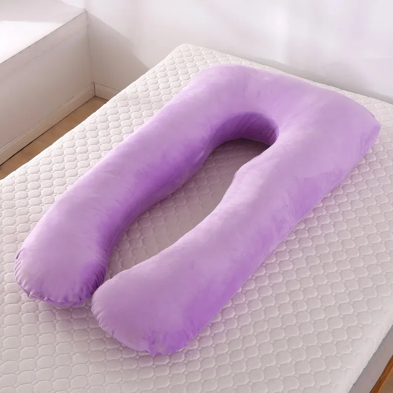 U-Shaped Maternity Pregnancy Pillow – Full Body Support for Sleep & Breastfeeding