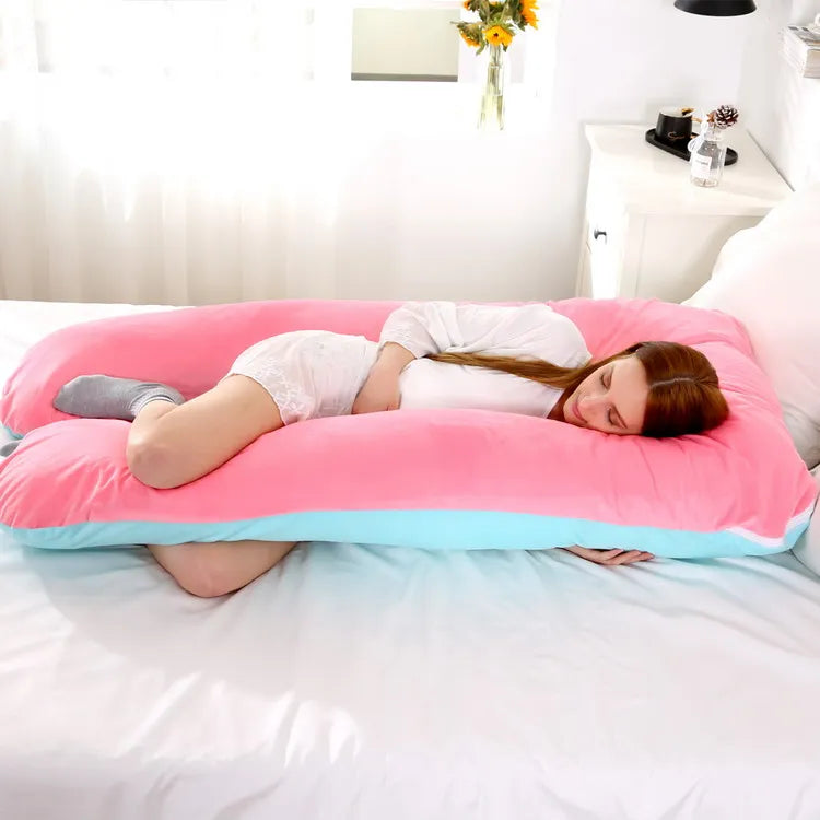 U-Shaped Maternity Pregnancy Pillow – Full Body Support for Sleep & Breastfeeding