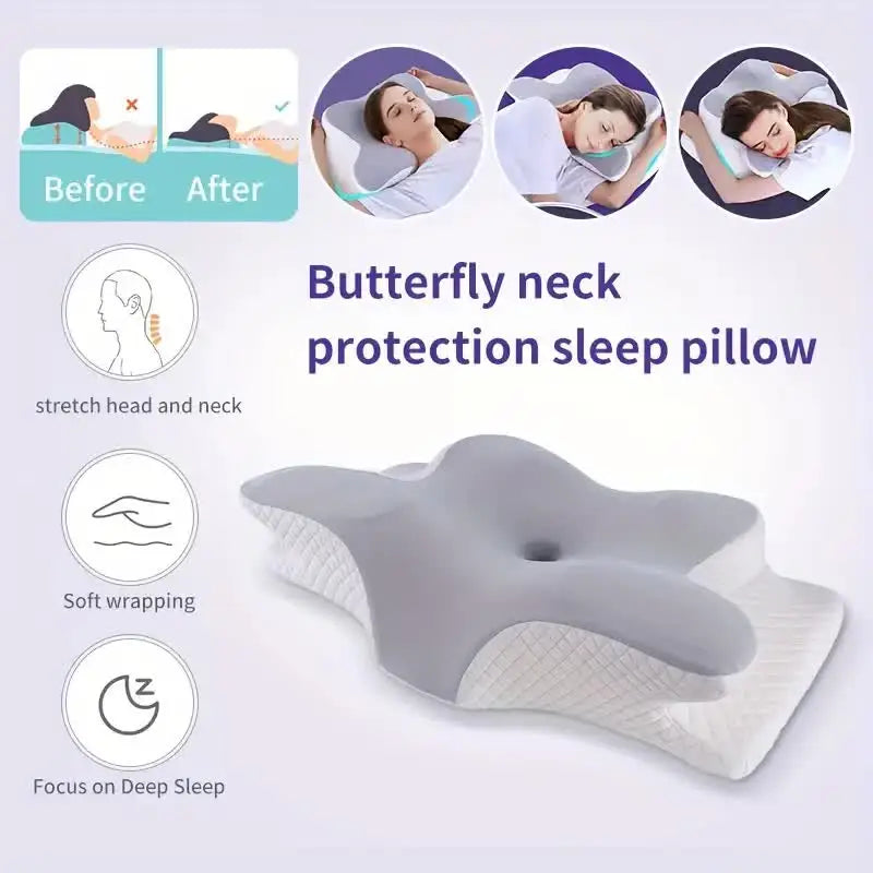 Butterfly Shaped Memory Foam Pillows