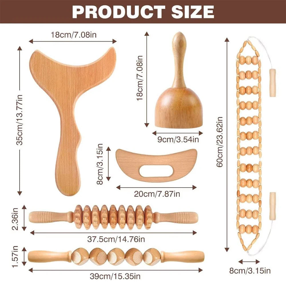 Wood Therapy Massage Tools